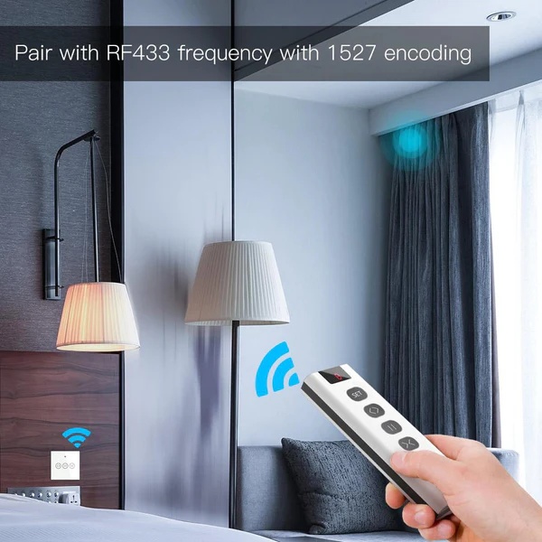 Smart RF433 Transmitter Remote for Curtain