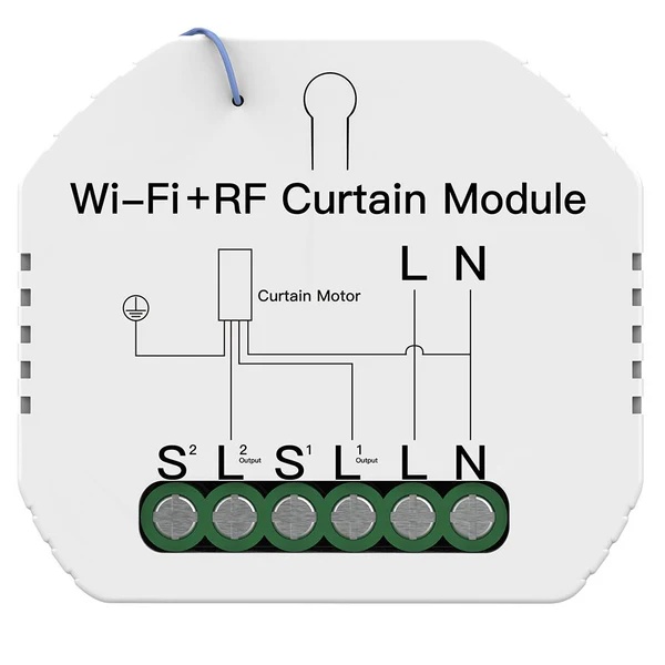 WiFi DIY RF433 Smart Curtain Switch Module for Electric Motorized Roller Blinds Shutter Motor