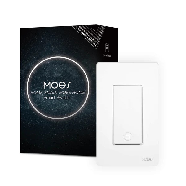 MOES Star Ring 2nd Generation Smart Single Pole 3 Way WIFI Switch 1/2/3/4 Gang