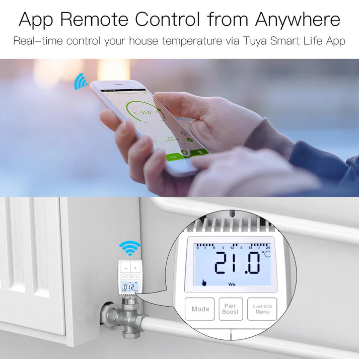 ZigBee Smart Thermostat Programmable Temperature Controller for Water Floor Heating