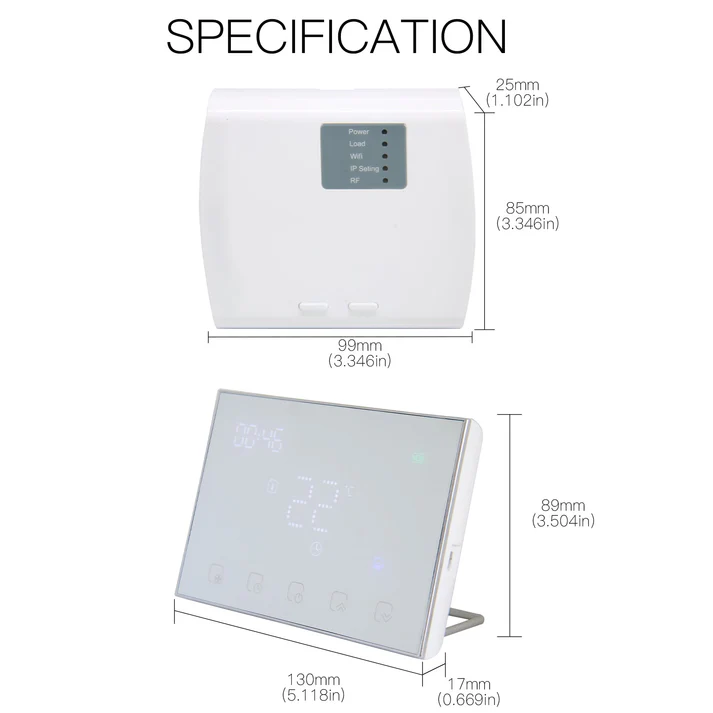 WiFi Smart LCD Wall-Hung Gas Boiler Water Underfloor Heating Temperature Controller